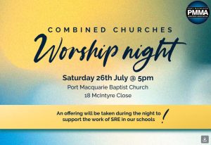 PMMA Worship Night 26 July 2025